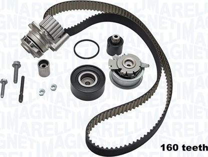 Magneti Marelli 341406440001 - Водяной насос + комплект зубчатого ремня ГРМ www.autospares.lv