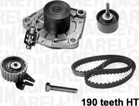 Magneti Marelli 341401040001 - Water Pump & Timing Belt Set www.autospares.lv