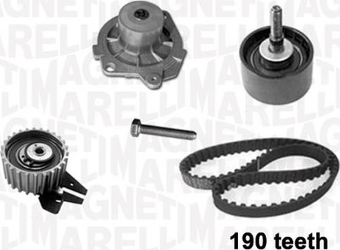 Magneti Marelli 341401050001 - Water Pump & Timing Belt Set www.autospares.lv