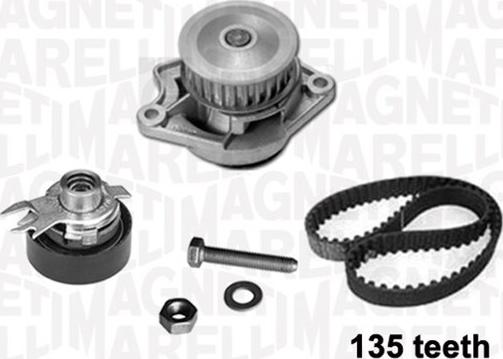 Magneti Marelli 341401370002 - Water Pump & Timing Belt Set www.autospares.lv