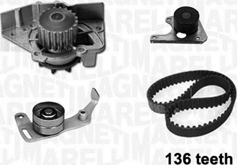 Magneti Marelli 341402080001 - Ūdenssūknis + Zobsiksnas komplekts www.autospares.lv