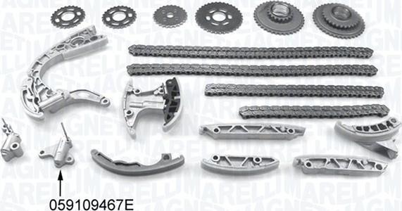 Magneti Marelli 341500001180 - Sadales vārpstas piedziņas ķēdes komplekts www.autospares.lv