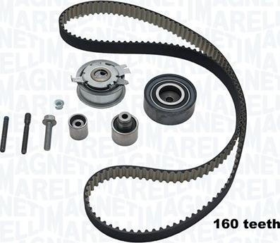 Magneti Marelli 341304080000 - Комплект зубчатого ремня ГРМ www.autospares.lv