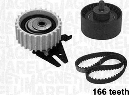 Magneti Marelli 341304840000 - Комплект зубчатого ремня ГРМ www.autospares.lv