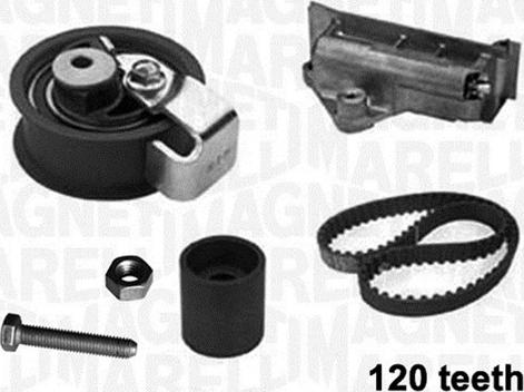 Magneti Marelli 341304780000 - Комплект зубчатого ремня ГРМ www.autospares.lv