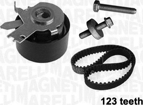 Magneti Marelli 341304730000 - Комплект зубчатого ремня ГРМ www.autospares.lv