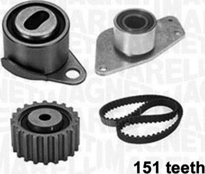 Magneti Marelli 341305010000 - Комплект зубчатого ремня ГРМ www.autospares.lv