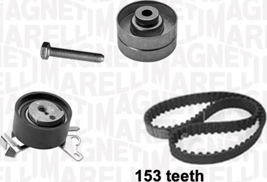 Magneti Marelli 341306410000 - Комплект зубчатого ремня ГРМ www.autospares.lv