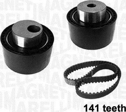 Magneti Marelli 341301900000 - Комплект зубчатого ремня ГРМ www.autospares.lv