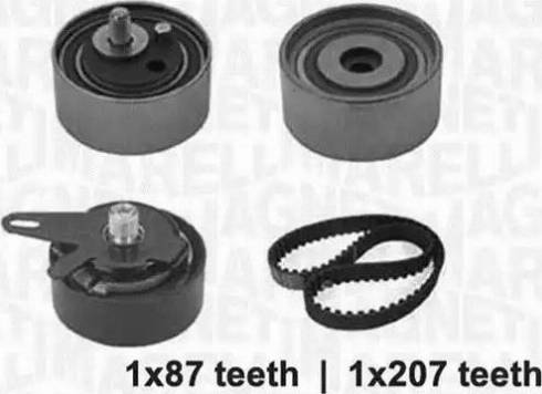 Magneti Marelli 341301440000 - Комплект зубчатого ремня ГРМ www.autospares.lv