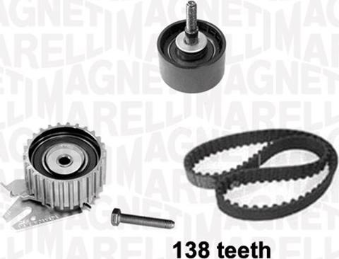 Magneti Marelli 341303980000 - Комплект зубчатого ремня ГРМ www.autospares.lv