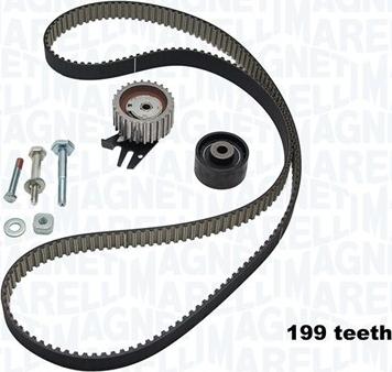 Magneti Marelli 341303440000 - Комплект зубчатого ремня ГРМ www.autospares.lv