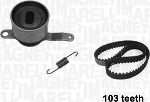 Magneti Marelli 341302560000 - Комплект зубчатого ремня ГРМ www.autospares.lv