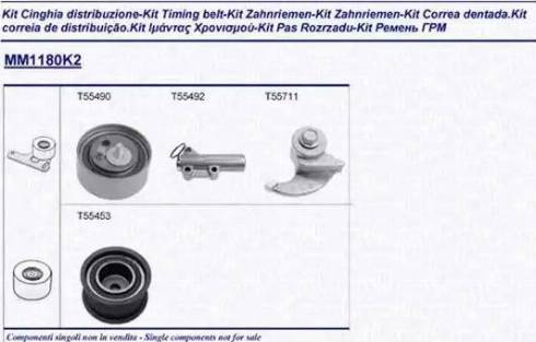 Magneti Marelli 341311801102 - Zobsiksnas komplekts www.autospares.lv