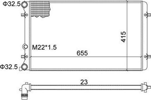 Magneti Marelli 359000390220 - Radiators, Motora dzesēšanas sistēma www.autospares.lv