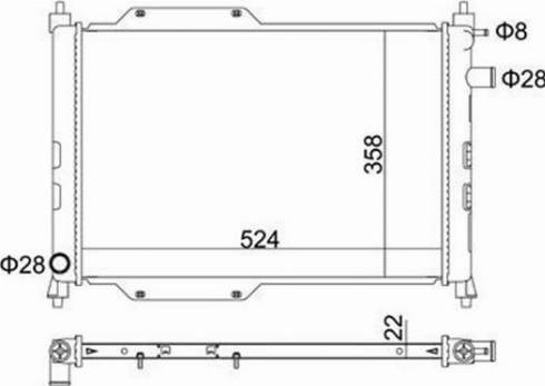 Magneti Marelli 359000391690 - Radiators, Motora dzesēšanas sistēma www.autospares.lv