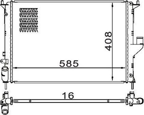 Magneti Marelli 359000391170 - Radiators, Motora dzesēšanas sistēma www.autospares.lv