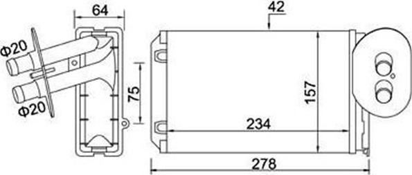 Magneti Marelli 359000392010 - Siltummainis, Salona apsilde www.autospares.lv