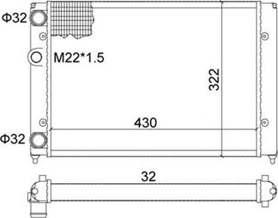 Magneti Marelli 359000300440 - Radiators, Motora dzesēšanas sistēma autospares.lv