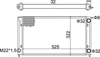 Magneti Marelli 359000300420 - Radiators, Motora dzesēšanas sistēma autospares.lv