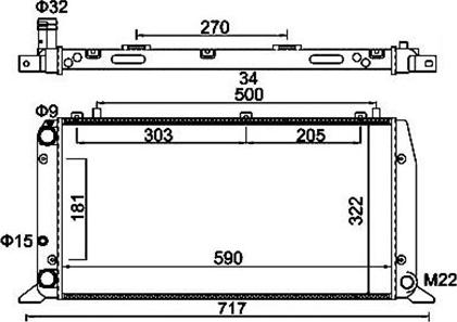 Magneti Marelli 359000300500 - Radiators, Motora dzesēšanas sistēma www.autospares.lv