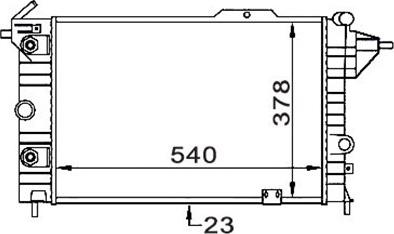 Magneti Marelli 359000300600 - Radiators, Motora dzesēšanas sistēma www.autospares.lv