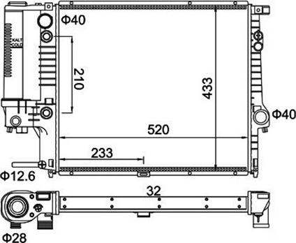 Magneti Marelli 359000300630 - Radiators, Motora dzesēšanas sistēma www.autospares.lv