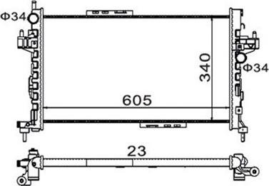 Magneti Marelli 359000300840 - Radiators, Motora dzesēšanas sistēma www.autospares.lv