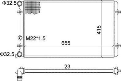 Magneti Marelli 359000300220 - Radiators, Motora dzesēšanas sistēma www.autospares.lv