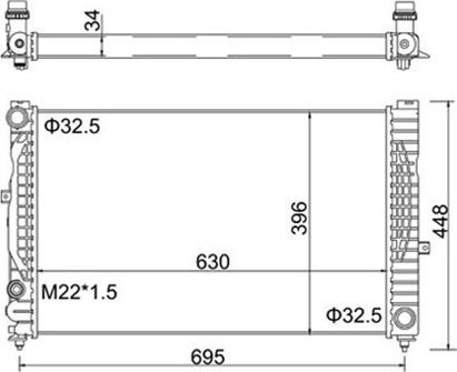 Magneti Marelli 359000300770 - Radiators, Motora dzesēšanas sistēma www.autospares.lv