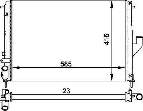 Magneti Marelli 359000301450 - Radiators, Motora dzesēšanas sistēma www.autospares.lv