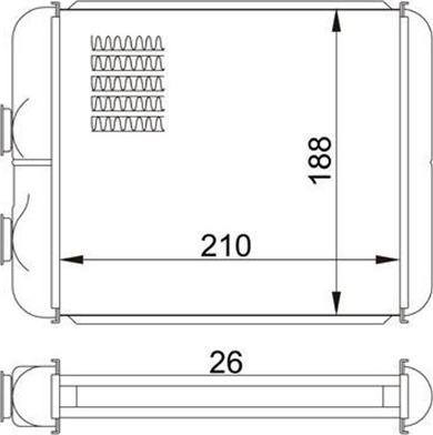 Magneti Marelli 359000320010 - Siltummainis, Salona apsilde www.autospares.lv