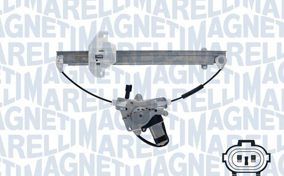 Magneti Marelli 350103170357 - Stikla pacelšanas mehānisms www.autospares.lv