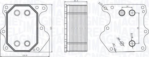 Magneti Marelli 350300000500 - Eļļas radiators, Motoreļļa www.autospares.lv