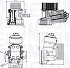 Magneti Marelli 350300003400 - Eļļas radiators, Motoreļļa www.autospares.lv