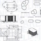 Magneti Marelli 350300002400 - Eļļas radiators, Motoreļļa autospares.lv