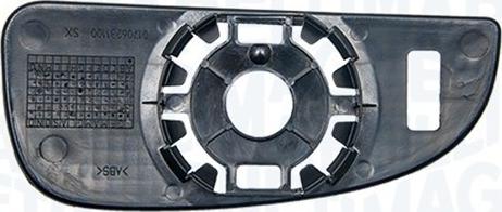 Magneti Marelli 350319420310 - Spoguļstikls, Platleņķa spogulis www.autospares.lv