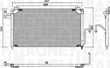 Magneti Marelli 350203939000 - Kondensators, Gaisa kond. sistēma www.autospares.lv