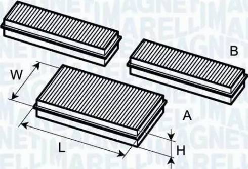 Magneti Marelli 350203061780 - Filtrs, Salona telpas gaiss www.autospares.lv