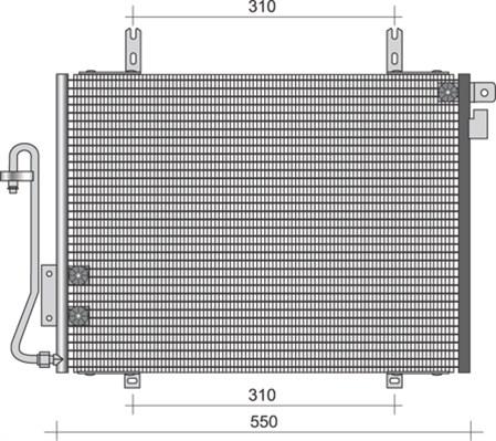 Magneti Marelli 350203399000 - Kondensators, Gaisa kond. sistēma www.autospares.lv