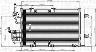 Magneti Marelli 350203771000 - Condenser, air conditioning www.autospares.lv