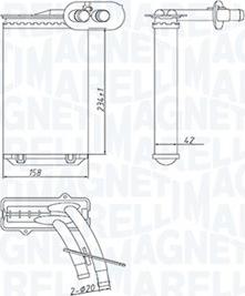 Magneti Marelli 350218447000 - Siltummainis, Salona apsilde www.autospares.lv