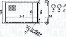 Magneti Marelli 350218455000 - Siltummainis, Salona apsilde www.autospares.lv