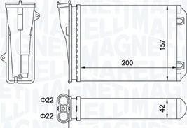 Magneti Marelli 350218463000 - Siltummainis, Salona apsilde www.autospares.lv