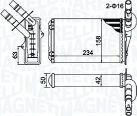 Magneti Marelli 350218404000 - Siltummainis, Salona apsilde www.autospares.lv