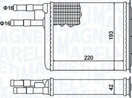 Magneti Marelli 350218401000 - Siltummainis, Salona apsilde www.autospares.lv