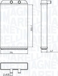 Magneti Marelli 350218402000 - Siltummainis, Salona apsilde www.autospares.lv