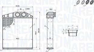 Magneti Marelli 350218419000 - Siltummainis, Salona apsilde www.autospares.lv