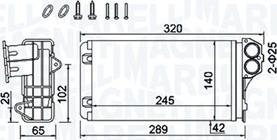 Magneti Marelli 350218416000 - Siltummainis, Salona apsilde www.autospares.lv