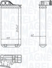 Magneti Marelli 350218411000 - Siltummainis, Salona apsilde www.autospares.lv